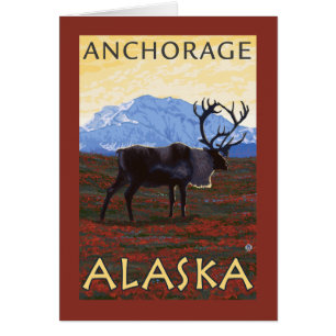 Karibu-Szene - Anchorage, Alaska