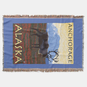 Karibu-Szene - Anchorage, Alaska Decke