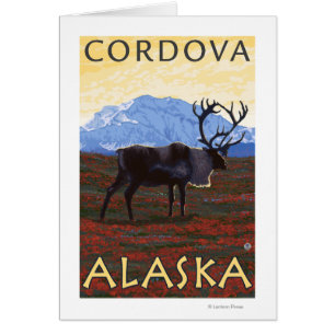 Karibu-Szene - Cordova, Alaska