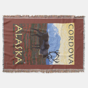 Karibu-Szene - Cordova, Alaska Decke