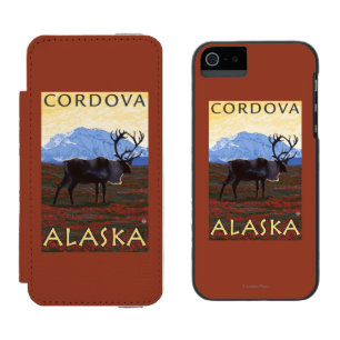 Karibu-Szene - Cordova, Alaska Incipio Watson™ iPhone 5 Geldbörsen Hülle