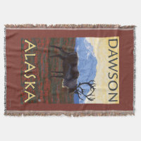 Karibu-Szene - Dawson, Alaska