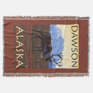 Karibu-Szene - Dawson, Alaska Decke