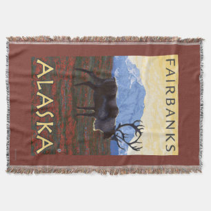 Karibu-Szene - Fairbanks, Alaska Decke