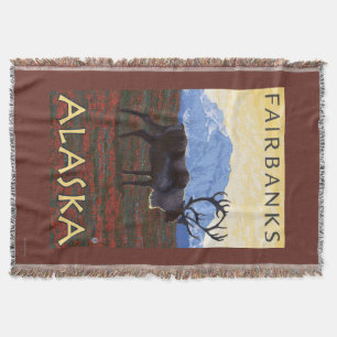 Karibu-Szene - Fairbanks, Alaska Decke