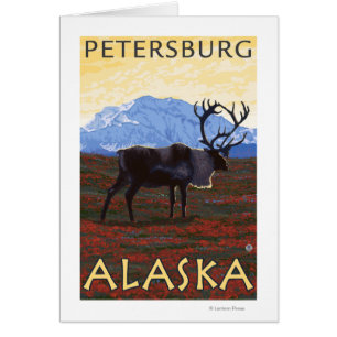 Karibu-Szene - Petersburg, Alaska