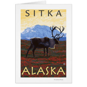 Karibu-Szene - Sitka, Alaska