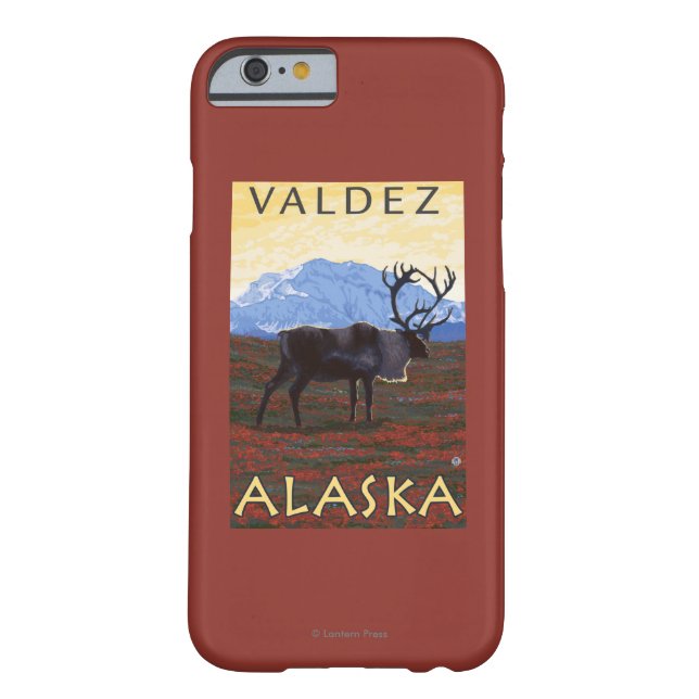 Karibu-Szene - Valdez, Alaska Case-Mate iPhone Hülle (Rückseite)