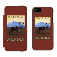 Karibu-Szene - Valdez, Alaska