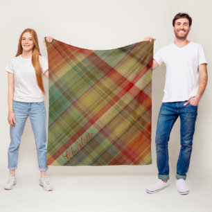 Kariert #1 Fleece Blanket