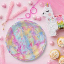 Kariert-5-Scallop--gemalt-Florals-