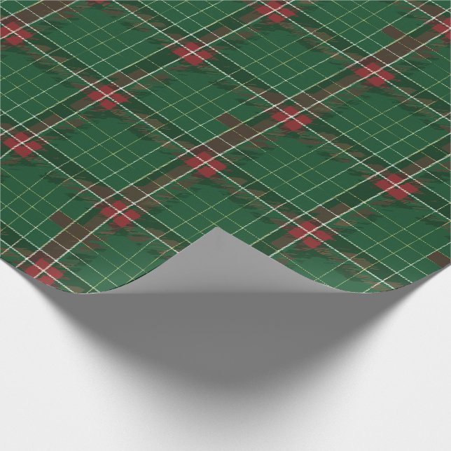 KARIERT 8 GESCHENKPAPIER (Ecke)