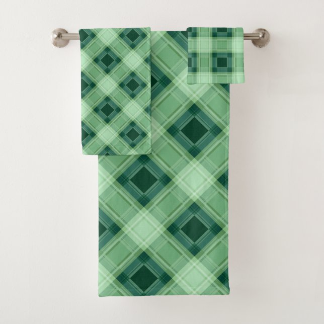 Kariert Badhandtuch Set (Insitu)