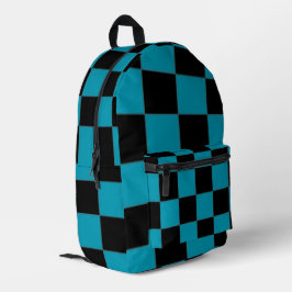 Kariert Bedruckter Rucksack