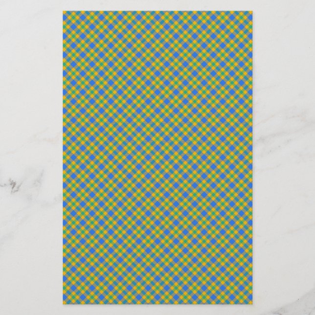 Kariert Briefpapier (Vorderseite)