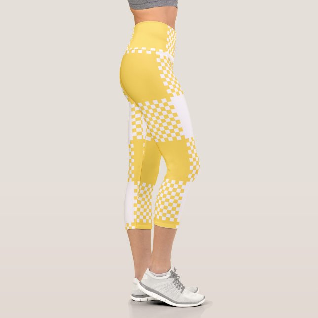 Kariert Capri Leggings (Rechts)