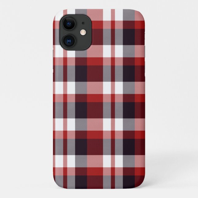 Kariert Case-Mate iPhone Hülle (Rückseite)