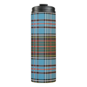 Kariert Clan Anderson Light Blue Karo Tartan Thermosbecher