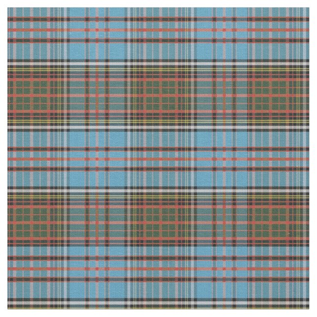 Kariert Clan Anderson Tartan Stoff (Nahaufnahme)