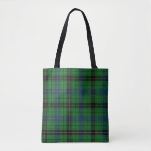 Kariert Clan Davidson Tartan Black Green Karo