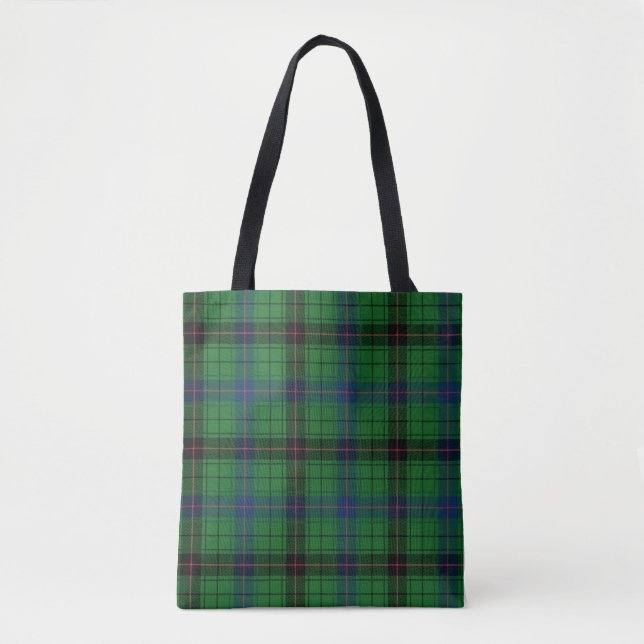 Kariert Clan Davidson Tartan Black Green Karo (Vorderseite)