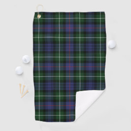 Kariert Clan MacKenzie Green Lila Karo Tartan Golfhandtuch