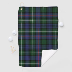Kariert Clan MacKenzie Green Lila Karo Tartan Golfhandtuch