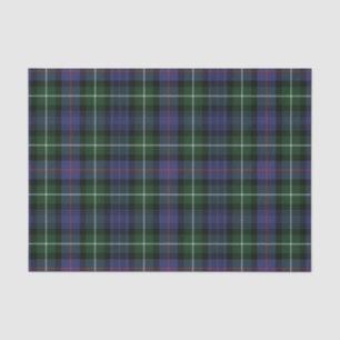 Kariert Clan MacKenzie Green Lila Karo Tartan Seidenpapier