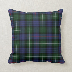 Kariert Clan MacKenzie Lila Green Karo Tartan Kissen