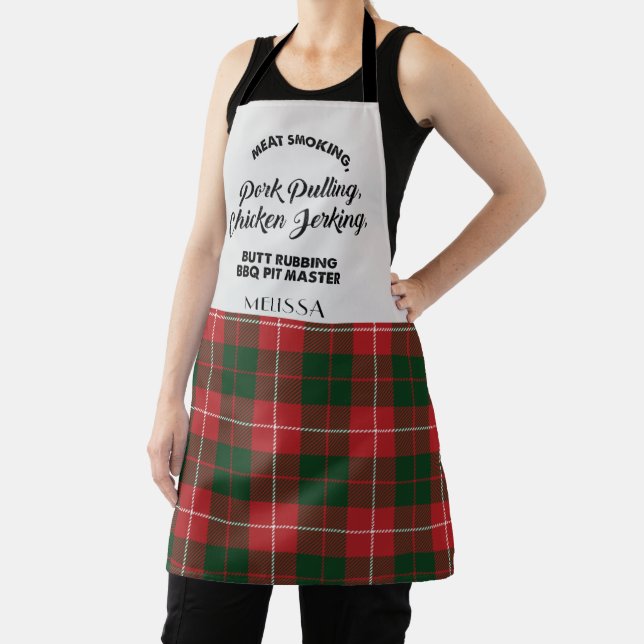 Kariert Clan MacKinnon Karo Tartan Kitchen Schürze (InSitu)