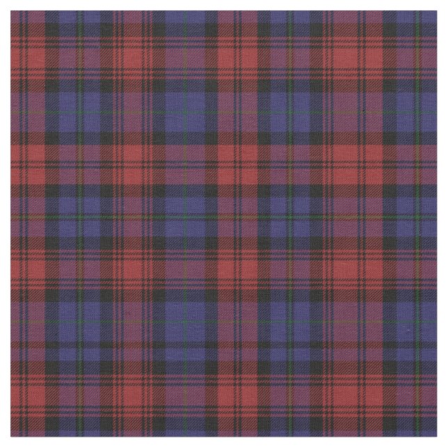 Kariert Clan MacLachlan Tartan Lila Black Karo Stoff (Nahaufnahme)