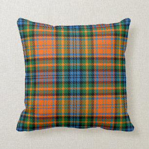 Kariert Clan Murray Blue Orange Green Karo Tartan Kissen