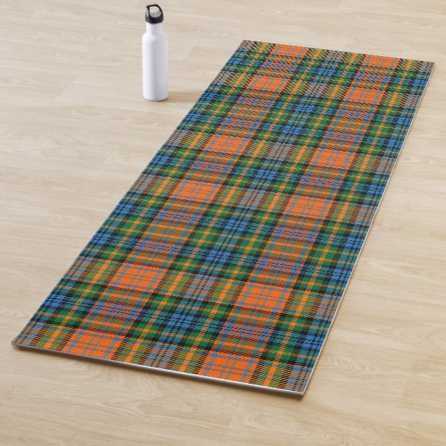 Kariert Clan Murray Orange Blue Green Karo Tartan Yogamatte (Beispiel)