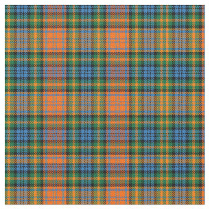 Kariert Clan Murray Tartan Orange Blue Green Karo Stoff
