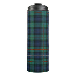 Kariert Clan Robertson Green Lila Karo Tartan Thermosbecher