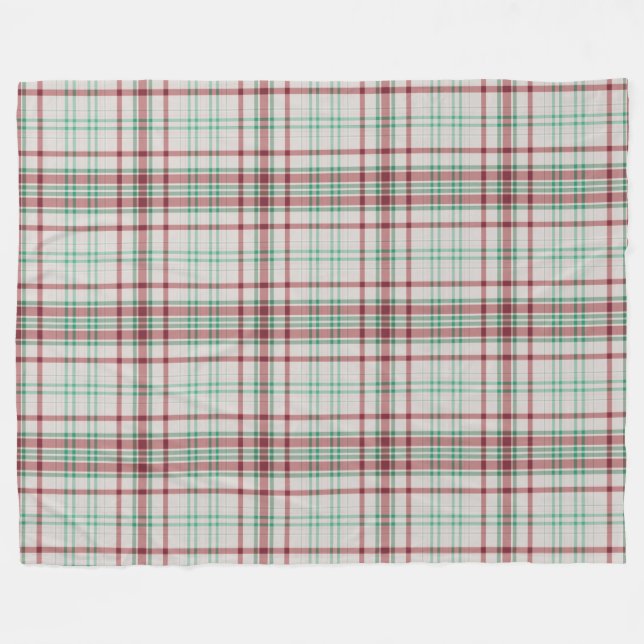 Kariert Fleecedecke (Vorderseite (Horizontal))