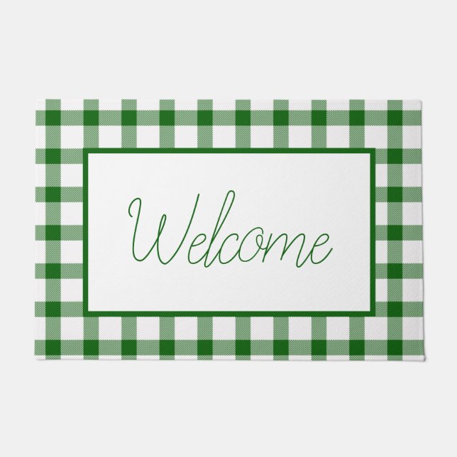 Kariert Fußmatte (Vorderseite)