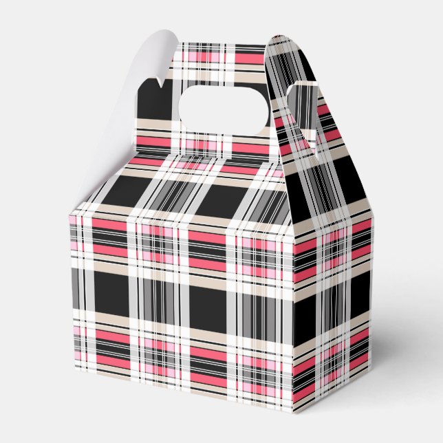 Kariert Geschenkschachtel (Rückseite)