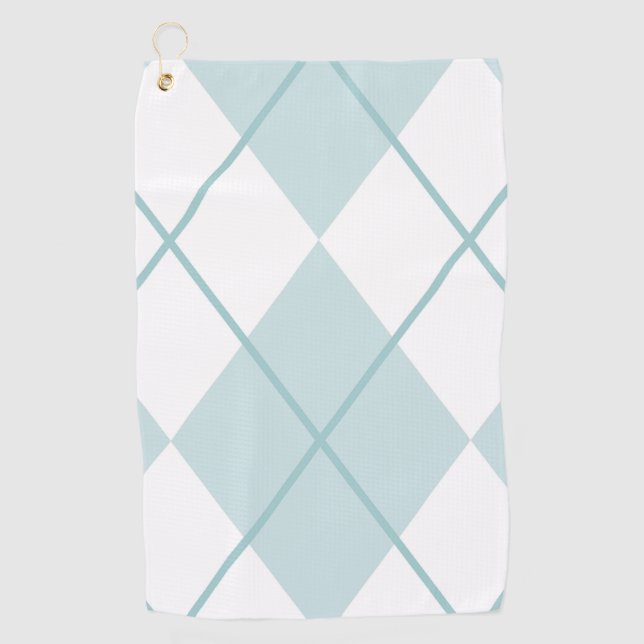 Kariert Golfhandtuch (Vorderseite)