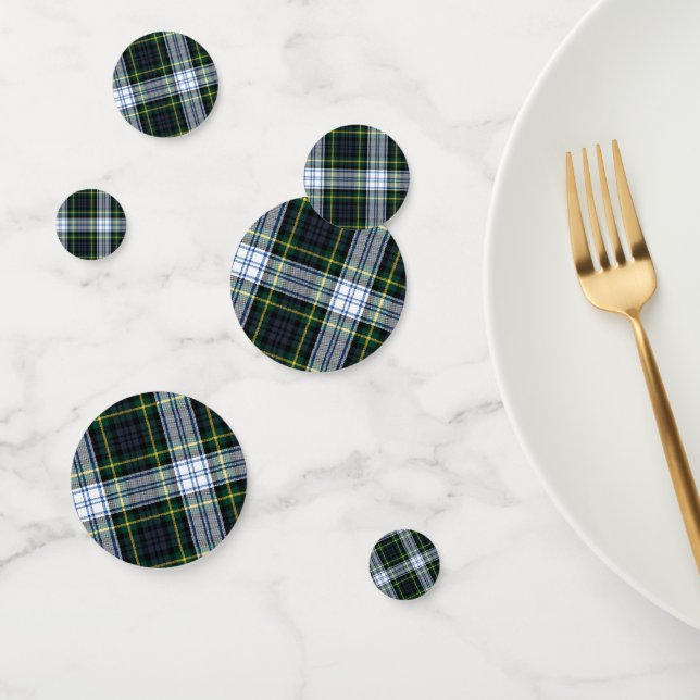 Kariert Gordon Tartan Karo Wedding Konfetti (Gruppe)
