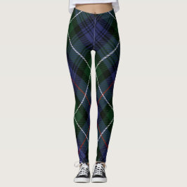 Kariert Green Clan MacKenzie Rustic Tartan Leggings