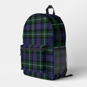 Kariert Green Lila Karo MacKenzie Tartan Bedruckter Rucksack