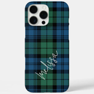 Kariert Green Rustic Campbell Tartan iPhone 16 Pro Max Hülle