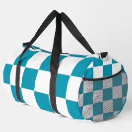 Kariert groß duffle bag