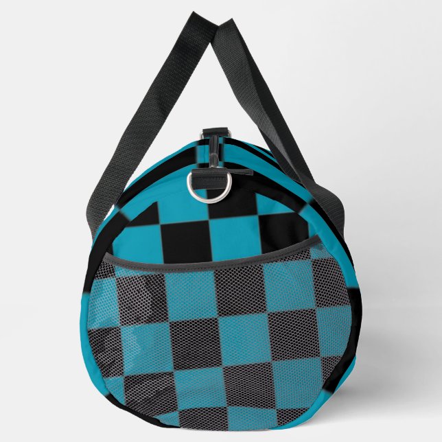 Kariert groß duffle bag (Rechts)