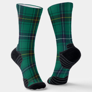 Kariert Henderson Green Black Karo Tartan Socken