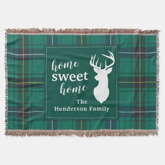 Kariert Holiday Classic Henderson Tartan Decke (Vorderseite)
