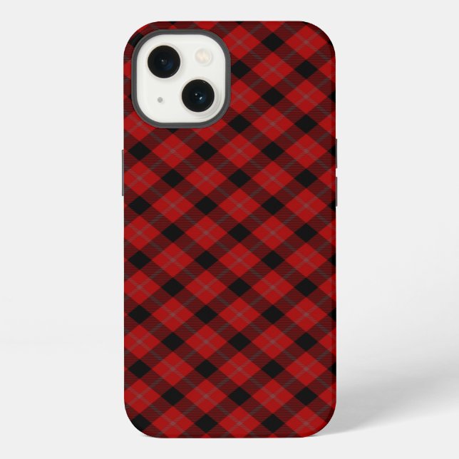 Kariert iPhone Hülle (Rückseite)