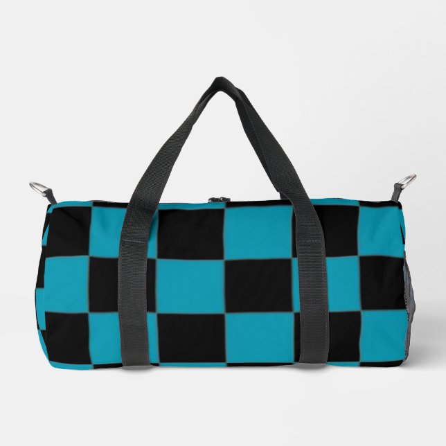 Kariert Klein Duffle Bag (Vorderseite)