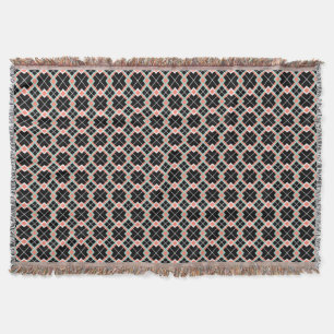 Kariert (Korallenminze Schwarz-weiß) Knochendecke Decke